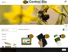 Tablet Screenshot of controlbio.es